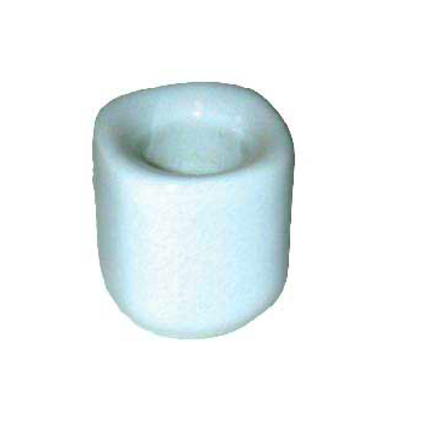 Candle Holder White Ceramic 